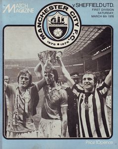 Manchester City v Sheffield United 1975/76